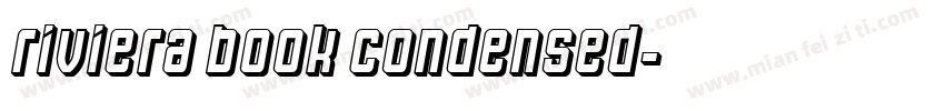 Riviera Book Condensed字体转换